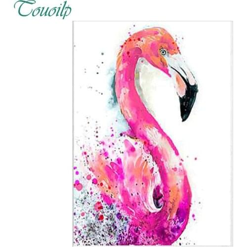 Animal 5d Diy diamond Painting Cross Stitch diamond embroidery kits Golden flamingos picture Mosaic pattern gift wall sticker