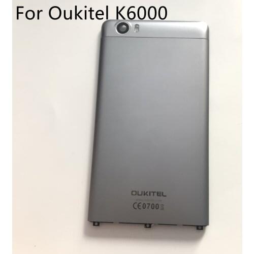 Used Battery Case Cover Back Shell + Camera Glass Lens For Oukitel K6000 MTK6735P Quad Core 5.5"Inch 1280x720 Smartphone