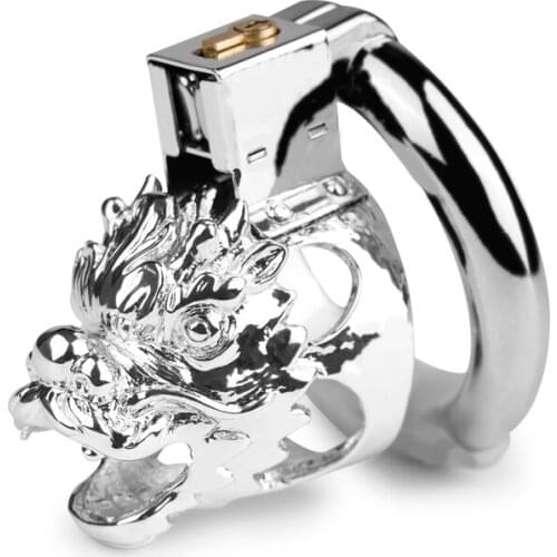 BESTCO Male 18+ Mini Chastity Cage Stainless Steel Device Cock Rings Hidden Penis Lock Bondage Erotic Adult BDSM Sex Toy For Men