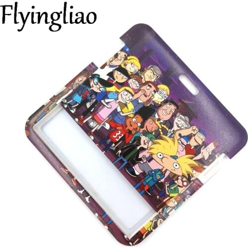 Funny Cartoon Characters Credit Card ID Holder Bag Student Women Travel Bank Bus Business Card Cover Badge Accessories Gifts