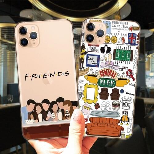 Friends TV Show Central Perk Coffee Phone Case For iPhone 12 Mini 11 Pro XS Max 6S 8 7 Plus X XR 5S SE 2 Cover Silicone Coque