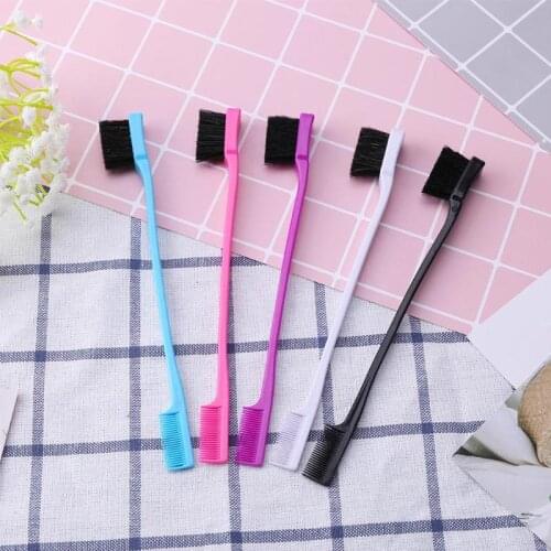 Double Sided Edge Hair Comb Portable High-quality Portable Multi-function Delicate Hair Coloring Convenient Makeup Brushes