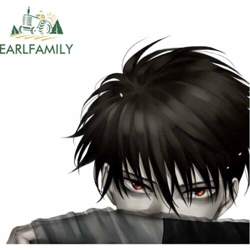 EARLFAMILY 13cm x 11.2cm for Devils Line Waterproof Car Stickers Refrigerator Cartoon Decal Windshield Waterproof VAN Decoration