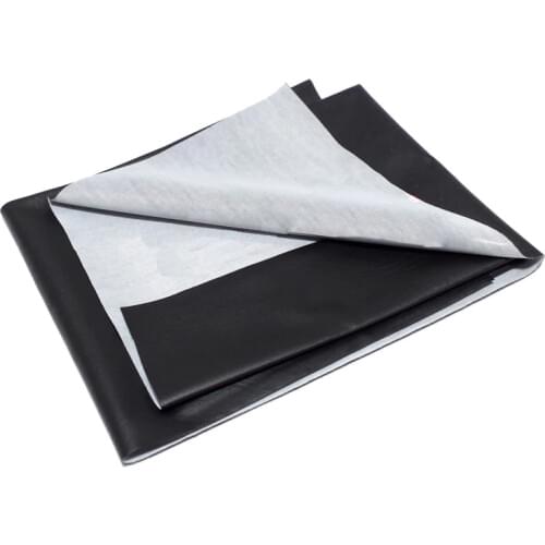 DIY Seat Cover Material Leather Black 70x100cm 27x39 inch For Universal Motorcycle ATV Scooter Free cut