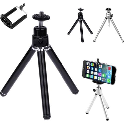 Mini Mobile Tripod For Digital SLR Camera Accessories For Mobile Phone Grip Support Small Mobile Little Camera Phone Holder TXTB