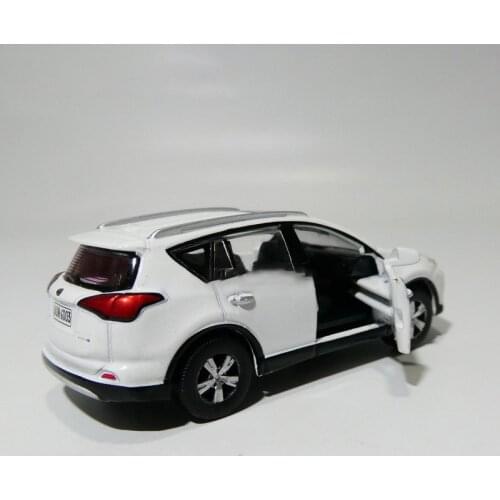 Diecast 1/64 MC17 Black RAV4 Alloy Car Model Simulation Boutique Collection Static Display Gift Toys for Boys