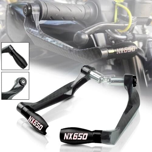 NX 650 Motorcycle 7/8" 22mm Handlebar Brake Clutch Levers Protector Guard Proguard For Honda NX650 J-X DOMINATOR 1988-1999 1989