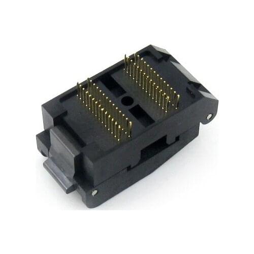 SSOP56 TSOP56 IC51-0562-1387 Enplas IC Test Burn-in Socket Programming Adapter 0.635mm Pitch 7.0mm Width Yamaichi Clamshell