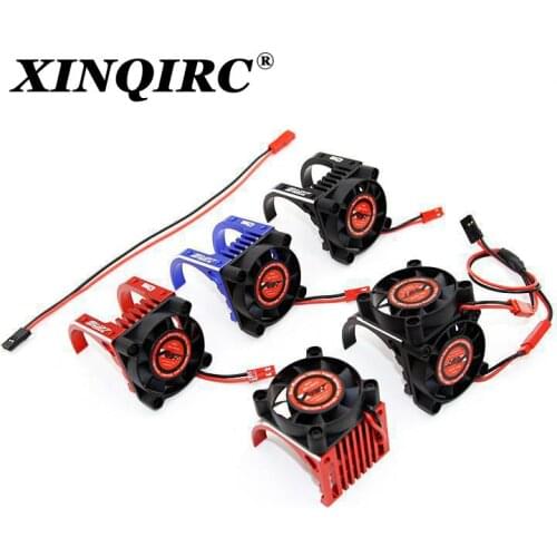 RC remote control vehicle cooling fan multi function card bracket single / double fan motor radiator 42mm motor cooling fan