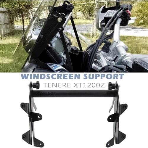 Motorcycle Windscreen Adjusters For YAMAHA Super Tenere XT1200Z XTZ1200 2014- Windscreen Bracket Support Kits Fit