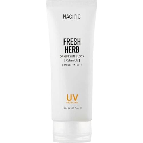 Fresh Herb Origin Sun Block SPF50+ PA++++, Nacific sunscreen protect skin healthy from UV sebum pore cleanser smooth essence