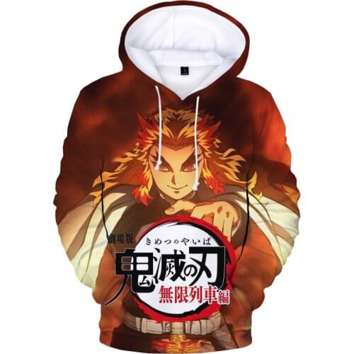 2020 Demon Slayer 3D Print Hoodie Sweatshirts Men Women Fashion Anime Pullover Harajuku Casual Streetwear Hoodies Clothes