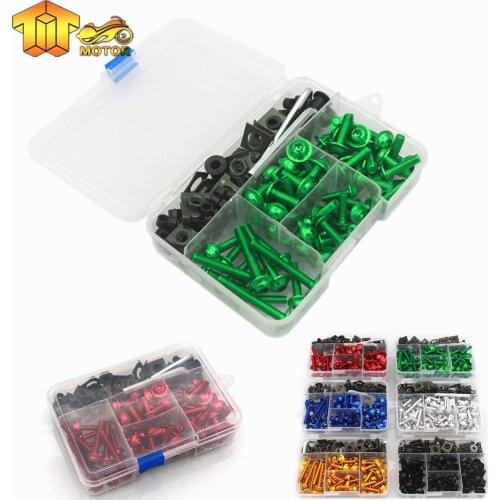 Motorcycle Complete Fairing Bolts Screw For Kawasaki Ninja 250R 300 400 650 ZX10R ZX11 ZX6R 7R 9R 14R Z750 Z1000 Versys650 1000