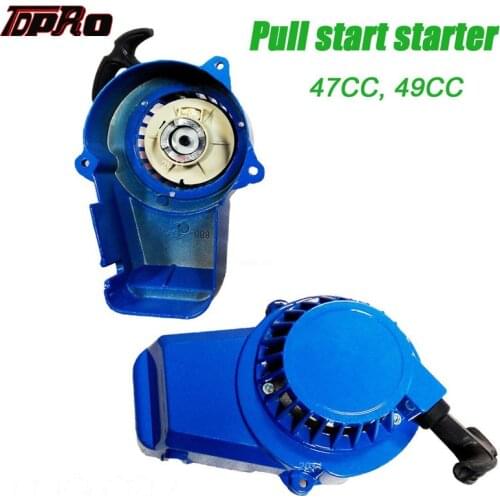 TDR Motorcycle Parts Pull Start Puller Starter 33cc 43cc 47cc 49cc 50cc Pocket Dirt Bike ATV Chopper Moto Accessories HHY