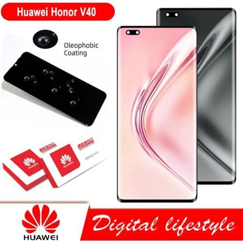 100% Original 6.72'' Display with frame for Huawei Honor V40 5G YOK-AN10 LCD Touch Screen Digitizer Assembly Repair Parts