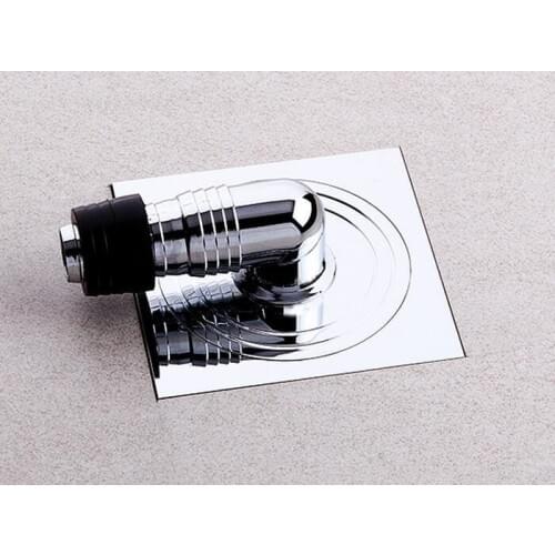 10x10cm High Quality Floor Drain Linear Shower Drain Square Brass Washing Machine Use Bathroom Sanitary Waste Grate DR286