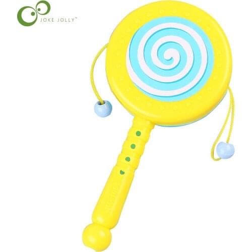 12pcs/lot Hot SALE Baby Toy Fruit Animal Lovely Hand Shake Bell Ring Rattle Kids Gift Random Style Plastic Safe For Baby Kid DDJ