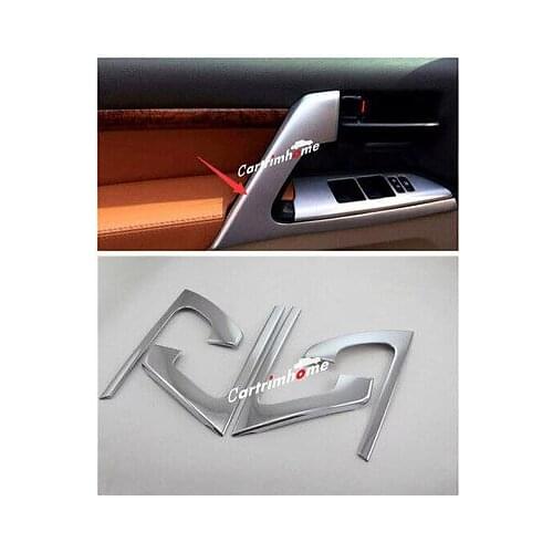 Car Door Armrest Stripe Cover Trim 4pcs for Toyota Land Cruiser LC200 2008-2016