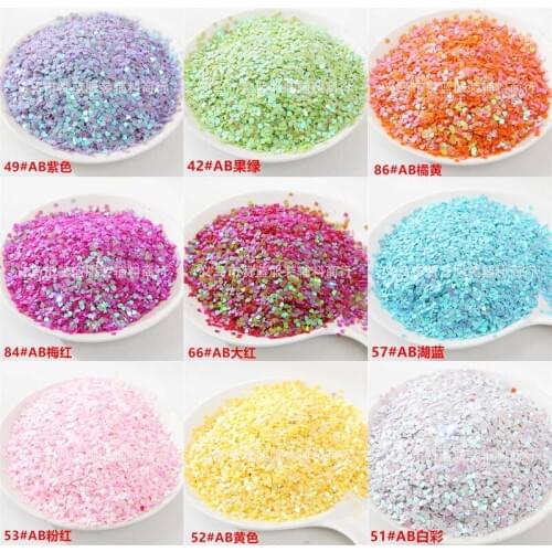 3mm Peach Heart Nail Sequins Love Eye Makeup Glitter Patch Beads DIY Crystal Mud Glass Ball Fill Wedding Party Throwing Sequins