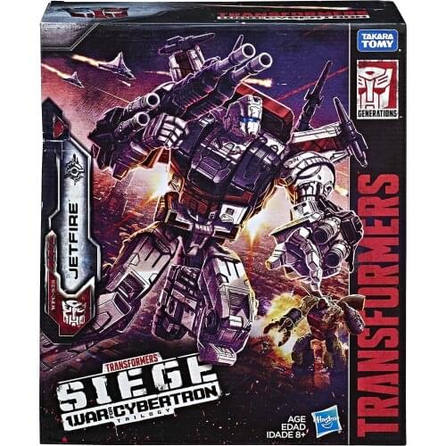 Hasbro Anime Figures Transformers Toys Generations War for Cybertron Commander WFC-S28 Jetfire Action Figure Collection Model