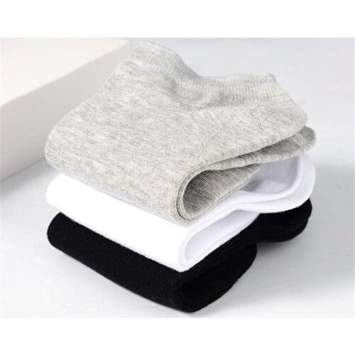 5 Pair/Lot RANMO Summer Men Business Breathable Boat Invisible Socks Solid color Low Cut Comfort Socks