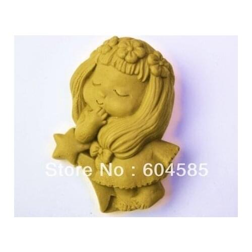 A Little Princess Craft Art Silicone Soap mold Craft Molds DIY Handmade soap molds