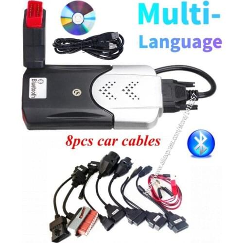 New vci for vd tcs cdp pro plus 2018.R0 2017.R3 for delphis vd ds150e cdp bluetooth Obd2 Car Truck Obd Scanner diagnostic tool