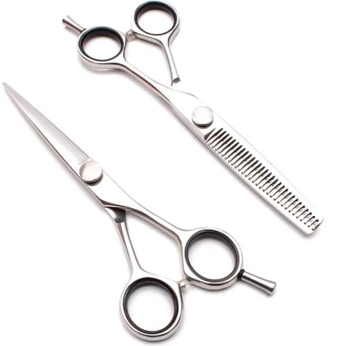 5'' 5.5'' 6'' 7'' Customized Logo Professional Human Hair Scissors Hairdressing Scissors Cutting Shears Thinning Scissors C1021