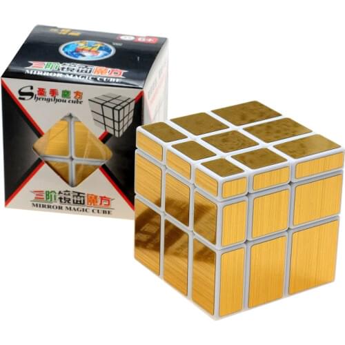 ShengShou Mirror Cube 3x3 Cube Magic Puzzle Black and White puzzles cubes Education Toys Cubo magico as a gift
