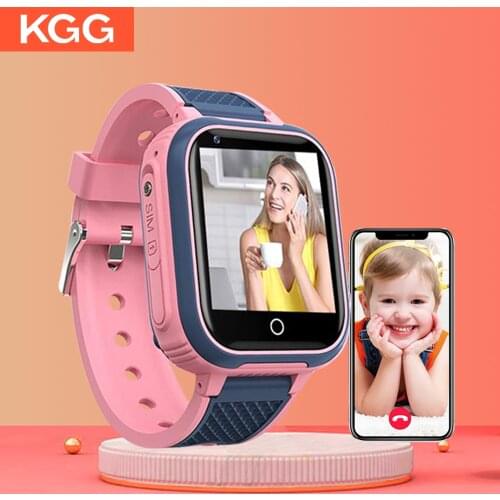 KG45 4G Video Call Smart Watch GPS Wifi Tracker Smart Phone Watch IP67 Waterproof Kids Smart Watch Call Back Monitor Baby Clock
