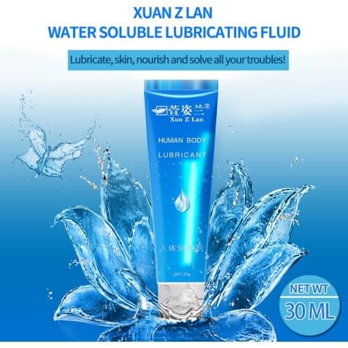 30g Unisex Men Women Vaginal lubricating Gel Lubricant Water Based Anal Oil Adult Products Body Massage Lube Easy To Clean