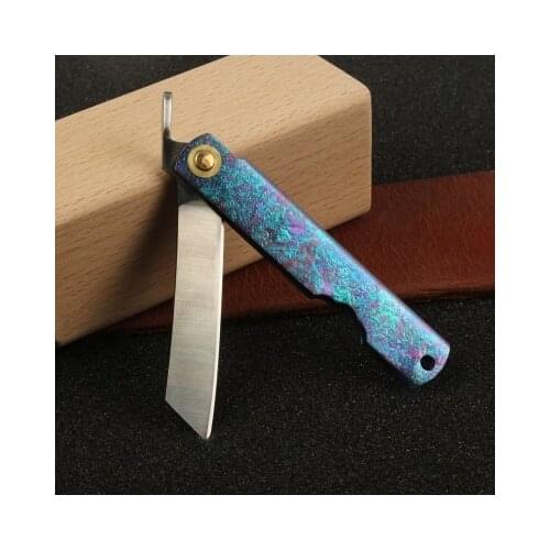Titanium Knife EDC Portable Car Tool Knife Pencil Sharpener