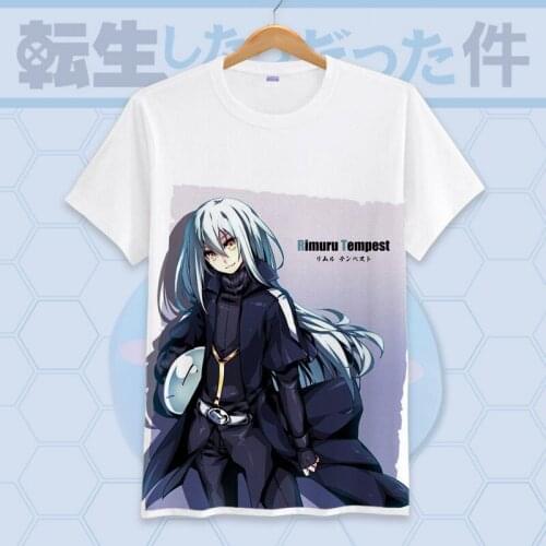 That Time I Got Reincarnated as a Slime Women Kawaii T shirt Summer Tee Shirt Harajuku Streetwear Cute Tops Modal Couple Clothes