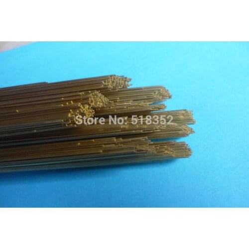 1.7mmx500mm Single Hole Ziyang Brass Electrode Tube for EDM Drilling Machines
