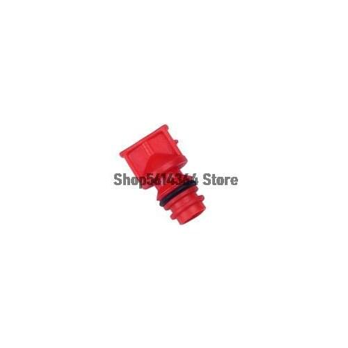 3pcs Air Compressor Spare Part 18mm Male Thread Plastic Oil Plug Red