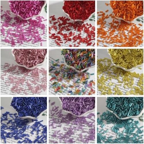 300pcs 2x7mm Austria Czech Crystal Glass Seed Beads For Women Wedding DIY Bracelet Necklace Earring Jewelry Making Accessories