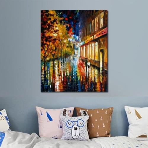 Beautiful Painting Home Decor after the holidays Colorful oil paintings Canvas Abstract Modern Fine Art High quality Handpainted