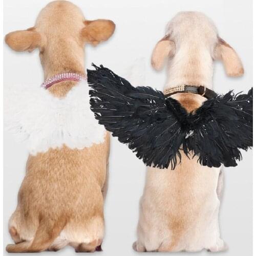 Creative Halloween Pets Decoration Costume Cats Dogs Funny Cats Cosplay Angel Devil Shape Clothes Costume Props Decoration