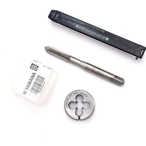 GULING Hand Tap & Round Die UNF UNS Standard Thread Die tap HSSE Hand Tapping Cutting Tool UNC2-56 2-40 6-32 8-32 10-24 1/4-20