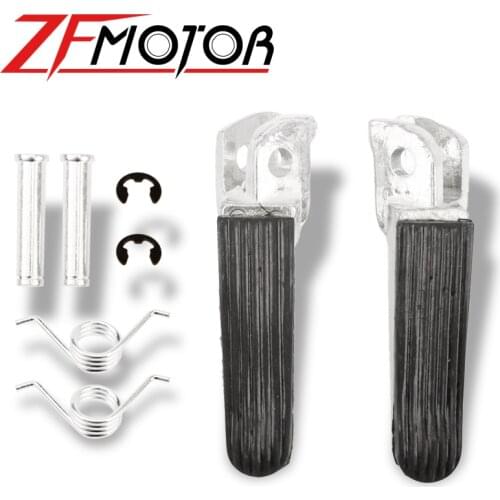 Motorcycle Front Footrests Foot pegs For Honda CBR250 MC19 MC22 CBR400 CBR929 954 NSR250 NSR50 NSR80 CB50R NSF100 VFR750R