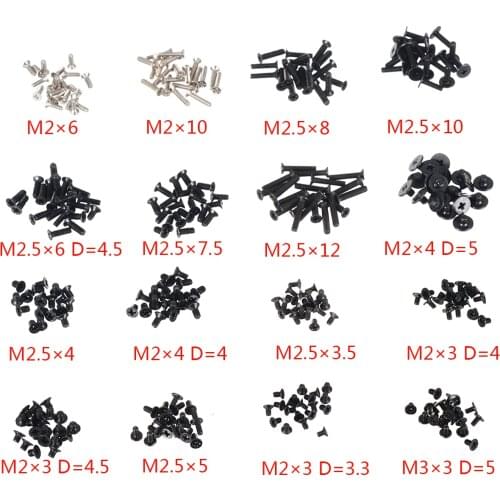 320Pcs/Set Laptop Screws Set Kit 16 Sizes Computer Notebook DIY Repair Screw Set Fastener For IBM Dell Lenovo Samsung