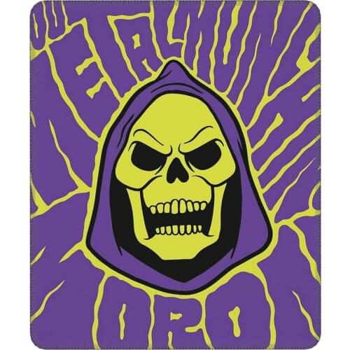 Skeletor Novelty Mouse Pad He Man Masters Of Universe Heman 80s with Locking Edge MousePad Rubber PC Table Decoration Cover