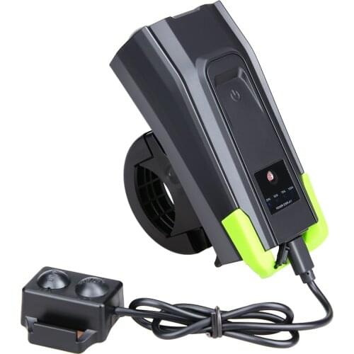 T6 800 Lumen Smart Induction Bicycle Front Light with Horn 4000mAh USB Rechargeable LED Bike Lamp Cycle FlashLight