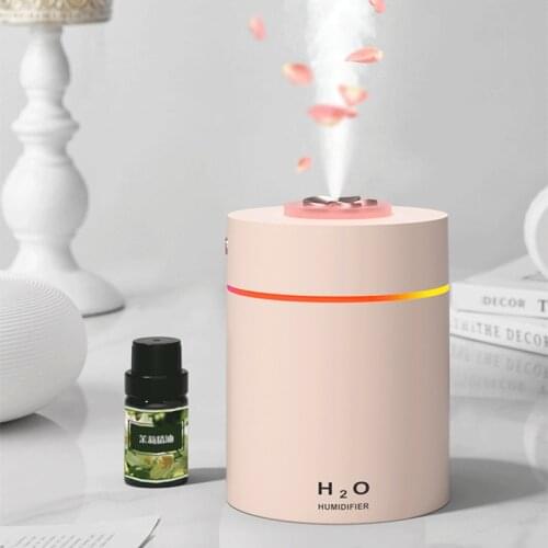 240ml Ultrasonic USB Humidifier Aroma Diffuser Fog Sprayer Mist Maker Air Purifier with Corlorful LED Lights for Home Office Car