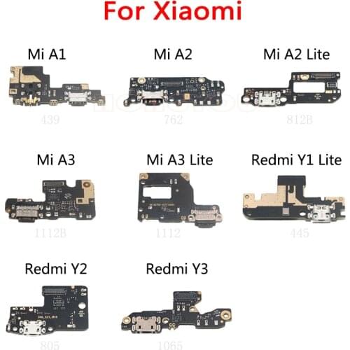 USB Charging Port Connector Charge Dock Socket Jack Plug Flex Cable For Xiaomi Mi A2 Lite A1 A3 Y1 Y2