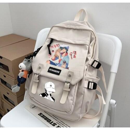 Anime The Prince of Tennis Fuji Syusuke Ryoma Echizen High Capacity Backpack Schoolbag Laptop Bag Shoulder Bag Fashion Knapsack