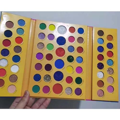 Bright Color Crayons iShadow Palette Cosmetics Waterproof 64 Colors Matte & Shimmer Eyeshadow Makeup Easy To Wear 12Pcs/Lot DHL