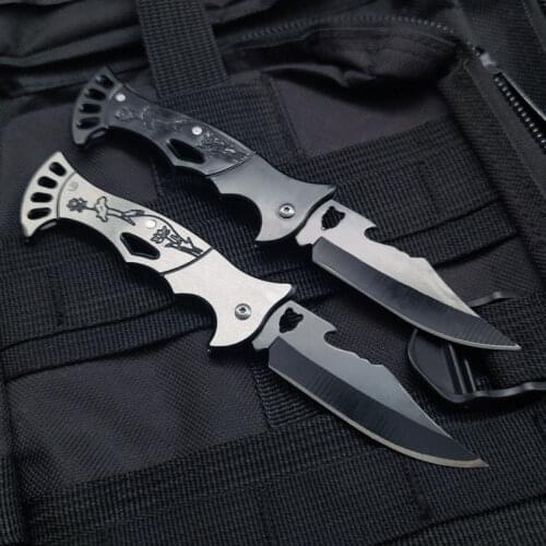Mini Folding Knife Pocket Portable Knife Open Express Keychain Tool Stainless Steel Blade Aluminum Alloy Knife Handle