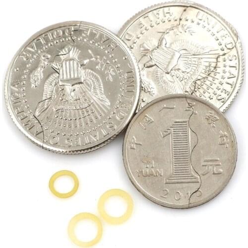 3cm Magic Ripped Coin Trick Illusion And Restored Gift Folding Coin Bite Coin Dollar Version