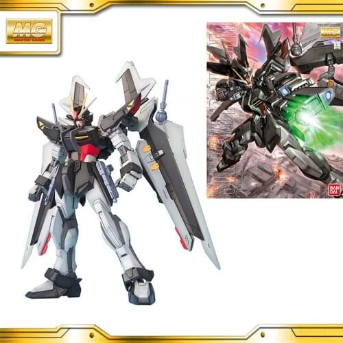 BANDAI MG 1/100 GAT-105E Strike Noir Gundam Gundam Model Kids Assembled Robot Anime Action Figure Toys